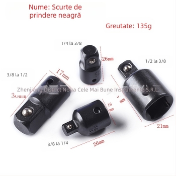 Ling Xian adaptor pentru cheie – tub reductiv, 4 bucăți, piese standard