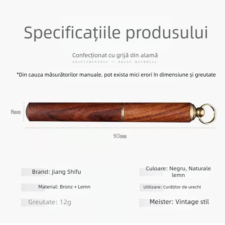 Huatai linguriță pentru urechi, fără iluminare, oțel inoxidabil, intern, pachet de 1000