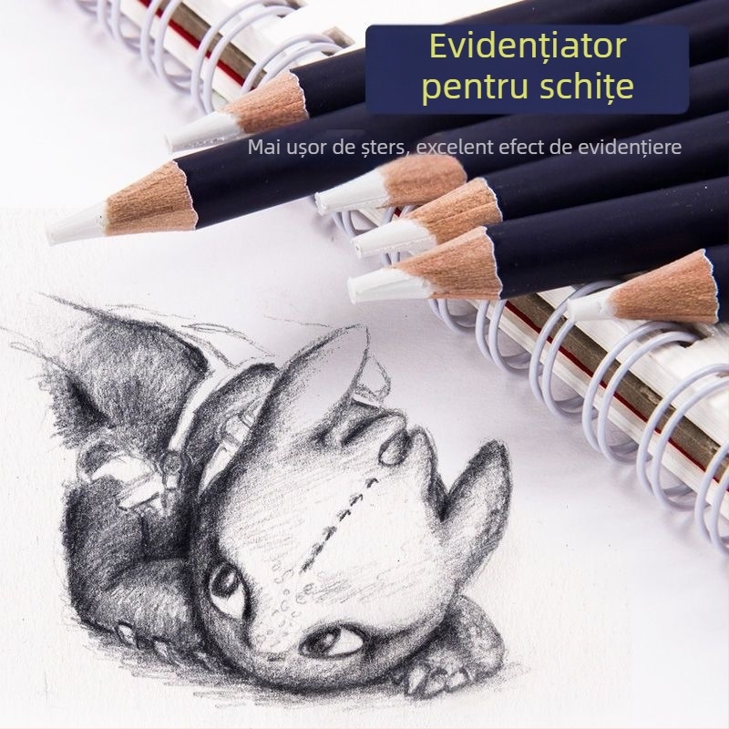 Nioni radieră-stilo pentru schițe – material: gumă; utilizare: schițe, scriere, pictură; greutate: 50 g