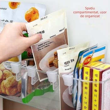 Separator de depozitare extensibil — PP, 1-strat, raft lateral multifuncțional pentru obiecte mici