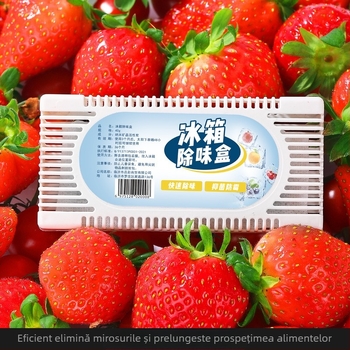 Cutie de deodorare pentru frigider cu cărbune activ - elimină mirosurile, 40 g conținut net, ambalaj 500 buc, marca Cai Run