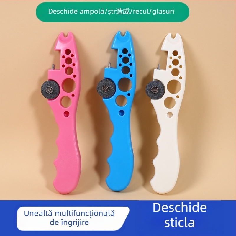 Deschizător de sticle din ABS, multifuncțional, portabil