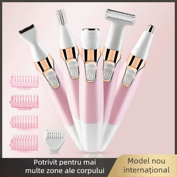 Aparat de ras electric și de îndepărtare a părului, model XD-850A, alimentare USB/electrică, lamă din oțel inoxidabil, pentru întreg corpul