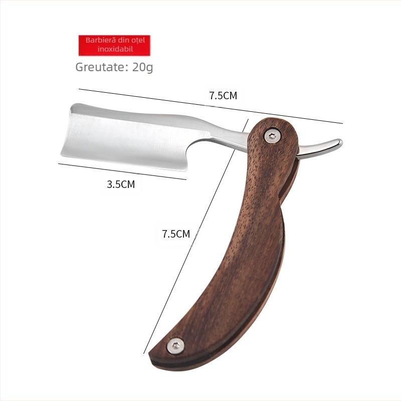 Hourong mașină de ras manuală, lamă din oțel inoxidabil, pachet de 200 buc., fără import