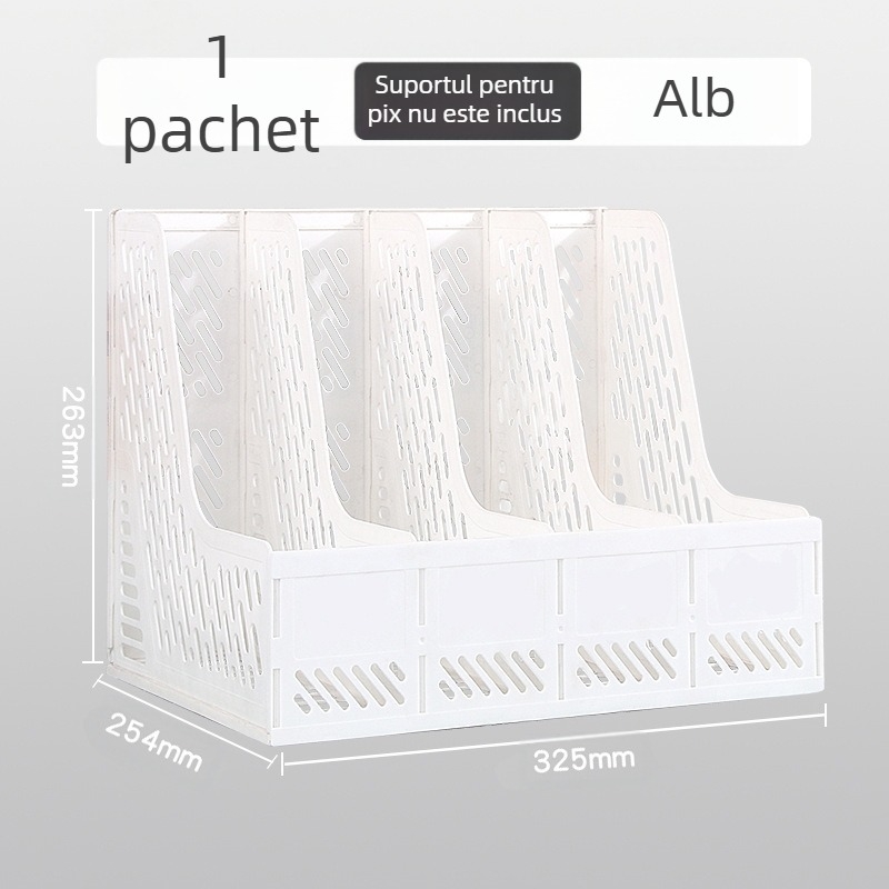 Intellectual Power organizator de fișiere în coloană din plastic, 4 niveluri, model 888