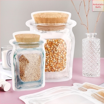 Baifu saci de tip Stand-Up pentru alimente, cu închidere automată, pentru biscuiți, ambalaje alimentare cu forme speciale, capacitate zilnică 10 tone, certificare 6288KH