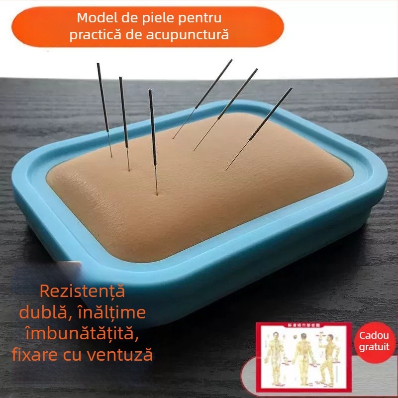 Geantă de antrenament pentru acupunctură pentru studenți la medicina chineză, material ABS, model MZSNSQ-288, cutie cu 80 de bucăți, logo tipărit