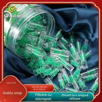 Filtru de țigarete acrilic, unisex, cu filtrare microporosă; Material: Acrilic; De unică folosință: Da; Tipărire logo: Da; Personalizare producție: Da; Etichetă privată: Da