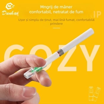 Filtru de țigarete acrilic, unisex, cu filtrare microporosă; Material: Acrilic; De unică folosință: Da; Tipărire logo: Da; Personalizare producție: Da; Etichetă privată: Da