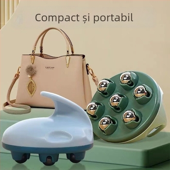 Masa de masaj pentru întregul corp cu terapie cu infraroșu, alimentare USB, control mecanic, lansat în 2024