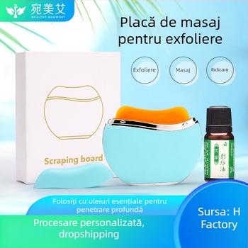 Placă de masaj cu ulei esențial – material din corn, compactă și ușoară