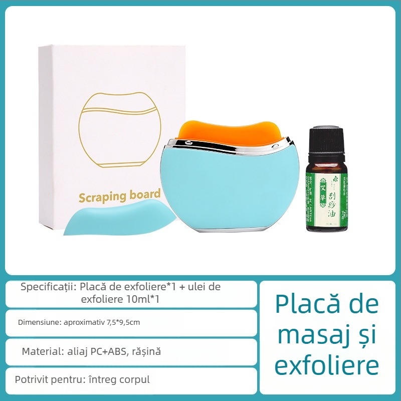 Placă de masaj cu ulei esențial – material din corn, compactă și ușoară