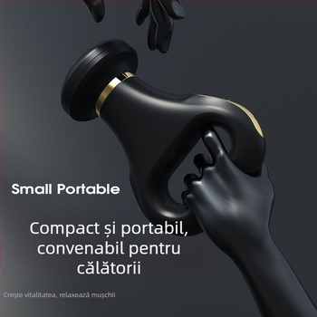 Masajer fără fir pentru corp cu masaj abdominal pulsativ — moduri: vibrație, compresie caldă, puls de joasă frecvență, frământare; control prin buton; model SL-730 6/50