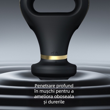 Masajer fără fir pentru corp cu masaj abdominal pulsativ — moduri: vibrație, compresie caldă, puls de joasă frecvență, frământare; control prin buton; model SL-730 6/50