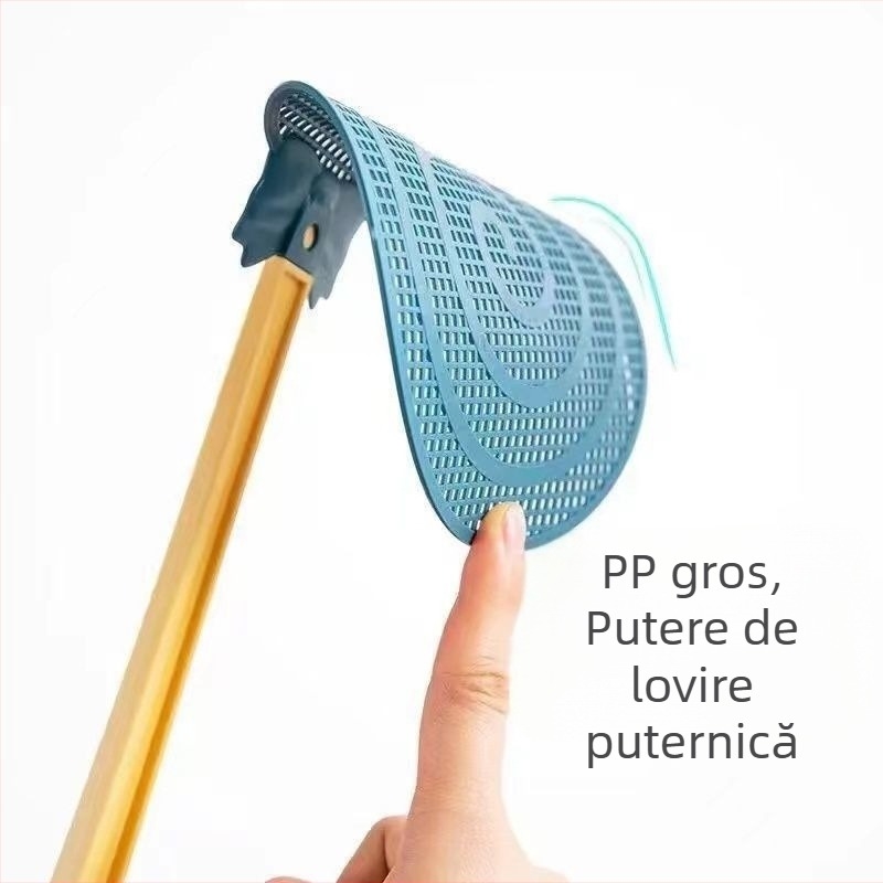 Lovitoare pentru muște și țânțari cu mâner din plastic, stil simplu, netoxic, personalizabil, pentru muște, țânțari și gândaci