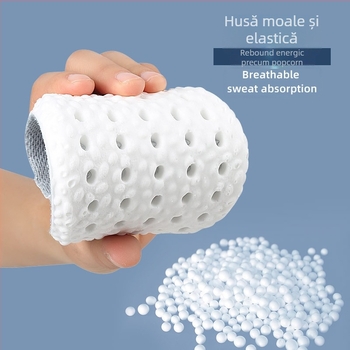Talpă sport pentru încălțăminte – ultra moale, respirabilă și ușoară; talpă integrală cu amortizare înaltă; material PU tricotat; unisex; potrivită pentru toate tipurile de pantofi; toate sezoanele
