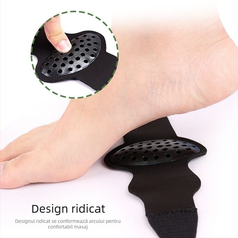 Padă arc plantar cu găuri – pernă ortopedică pentru arc, suport amortizor (modelul 011); materiale: SBR, poliester, SEBS; potrivit pentru încălțăminte: cizme, sandale, pantofi casual, pantofi calzi, pantofi de lucru, papuci; sezoane: vară, iarnă, primăvară