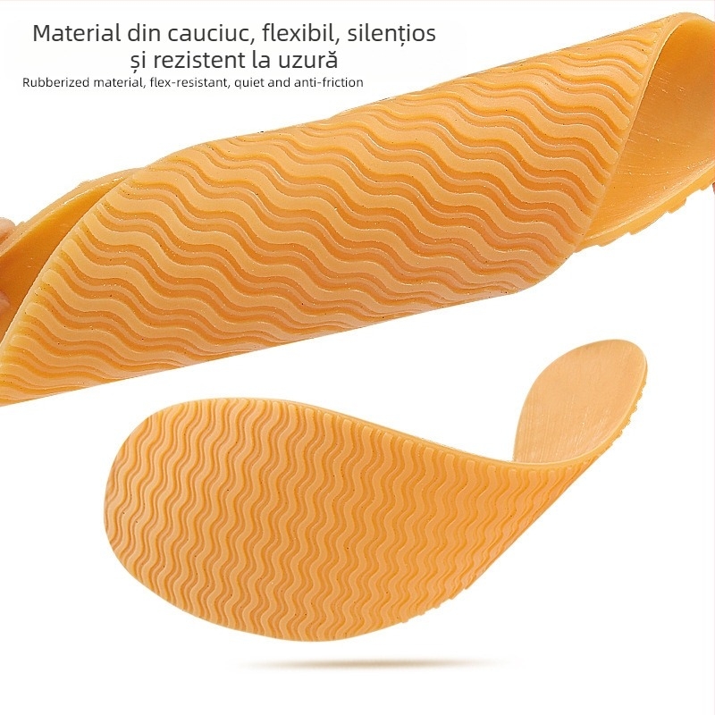 Patch complet pentru talpa pantofilor din cauciuc – antiuzură, antiderapant și amortizarea zgomotului; stil Water Ripple Heel Sticker; potrivit pentru toate anotimpurile