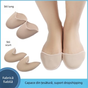 Protecție pentru vârfuri de balet - țesătură tricotată + SEBS, model: acoperire pentru degetul de la picior, stil balet, potrivit pentru pantofi sport, pantofi din piele, cizme, încălțăminte casual