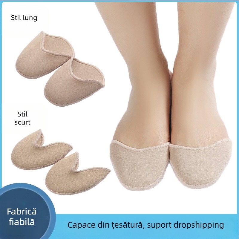 Protecție pentru vârfuri de balet - țesătură tricotată + SEBS, model: acoperire pentru degetul de la picior, stil balet, potrivit pentru pantofi sport, pantofi din piele, cizme, încălțăminte casual