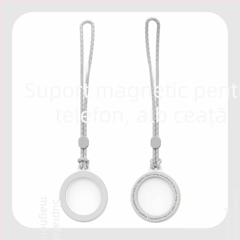 KILO MILO suport magnetic MagSafe și inel pentru agățarea genții, design transparent, material plastic, stil general