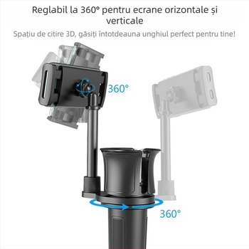 Suport pentru pahare auto, montat pe bancheta din spate pentru sticle de apă, telefon și tabletă; UBINA; Material ABS + aliaj de aluminiu; Model 109; Personalizabil; Etichetă privată licențiată