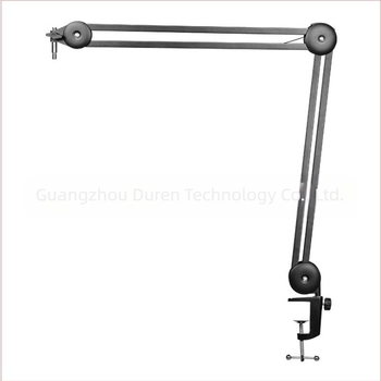 Suport pentru microfon cu cadru cu cinci gheare și braț reglabil; construcție din fier; priză E27; 220V; 275W; model DR006