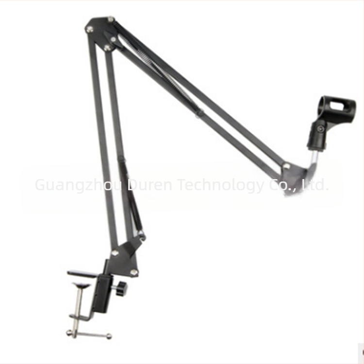 Suport pentru microfon cu cadru cu cinci gheare și braț reglabil; construcție din fier; priză E27; 220V; 275W; model DR006