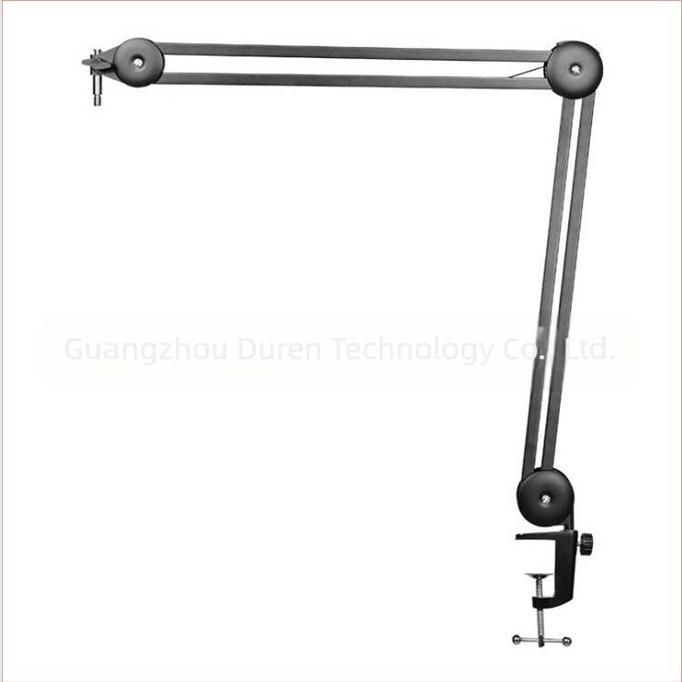 Suport pentru microfon cu cadru cu cinci gheare și braț reglabil; construcție din fier; priză E27; 220V; 275W; model DR006