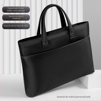 Geantă portabilă pentru documente Yifa, cu fermoar, material Bubbling, 0,3 kg