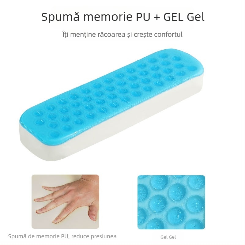 Pad de sprijin pentru brațul scaunului de birou, umplere din spumă cu memorie, husă poliester, stil modern minimalist, personalizare disponibilă