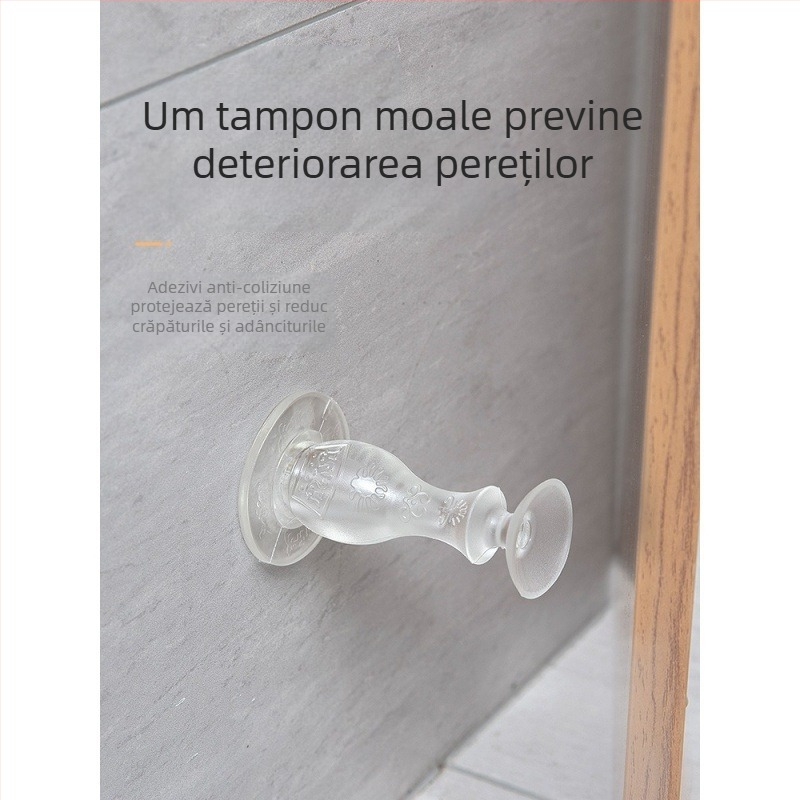 Stopper de ușă din PVC, montare pe perete, model Regular, stil modern minimalist
