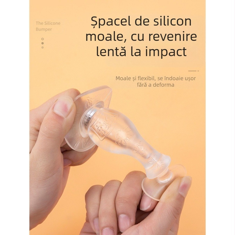 Stopper de ușă din PVC, montare pe perete, model Regular, stil modern minimalist