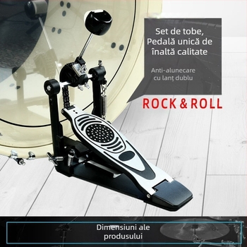 Novos Pedal avansat pentru tobă cu lanț dublu