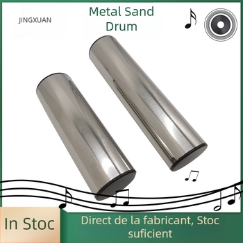 Țeavă de nisip metalică — instrument educațional de percuție pentru auz și interacțiune părinte-copil, pentru vârsta 7–14 ani