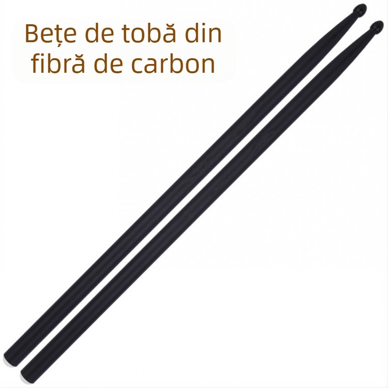 Moboog bețe de tobe 5A din fibră de carbon – materiale din fibră de carbon și sintetice, model 5A, marcă Moboog
