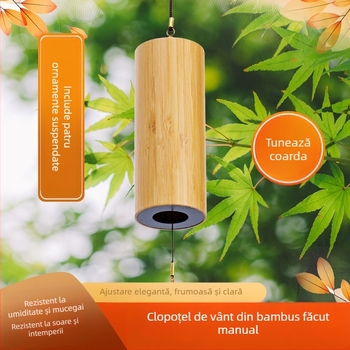 Zvonuri din bambus – stil japonez și stil chinez nou, clopoțe de vânt pandantiv