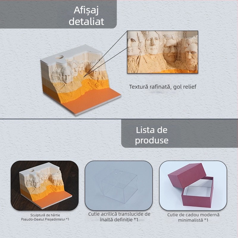 3D model de clădire – note autoadezive, marcă Yi paper, nu se pot lipi, stil: cărămidă din hârtie, IP autorizare: Nu