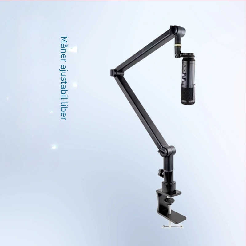 Suport pentru microfon de birou STM1, braț cantilever 360°, telescopic reglabil