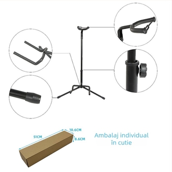 Suport pentru chitară - Fier, Model L1A, Brand New Rhyme