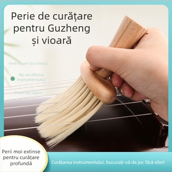 Perie de curățare Guzheng cu păr moale și lung – instrument de întreținere de la Art Maker