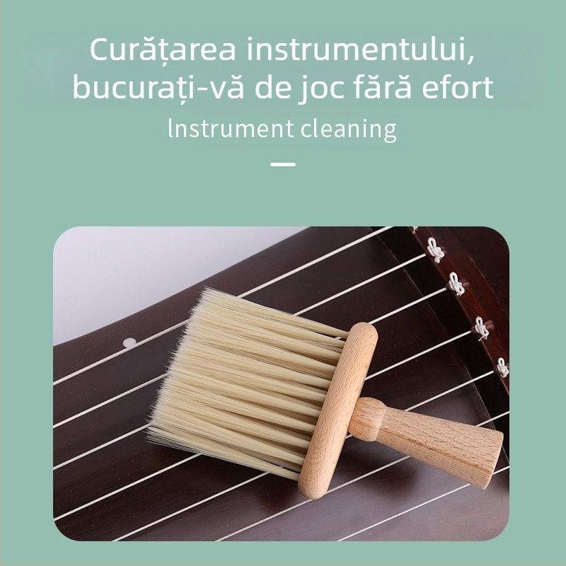 Perie de curățare Guzheng cu păr moale și lung – instrument de întreținere de la Art Maker