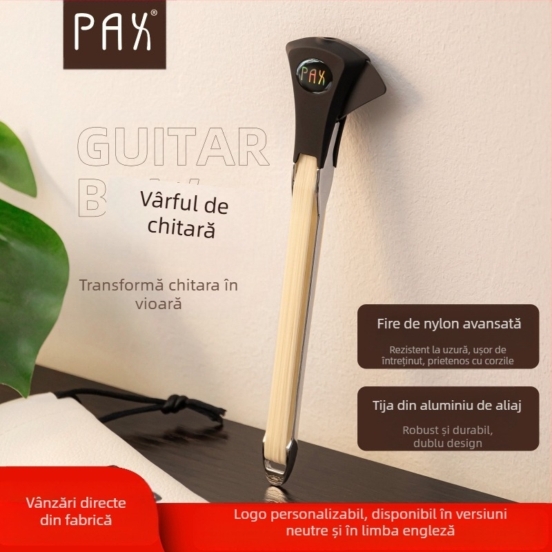 Arc pentru chitară PAX P1, aliaj de aluminiu, ambalat în cutie – Accesorii pentru instrumente cu coarde occidentale