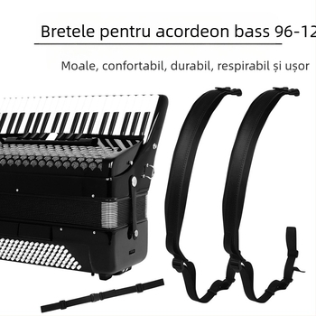 Bretea de umăr pentru acordeon, fleece din nailon, modelul F-89, pentru instrumente muzicale