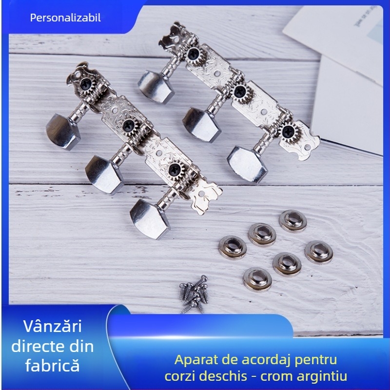 Accesorii pentru chitară – alinierea corzilor deschise, metal cromat, ambalaj sigilat, brand fenyin