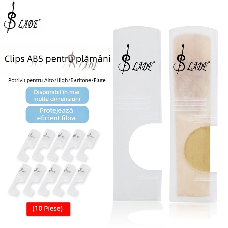 Clip pentru instrumente de suflat – material ABS, model RD79, ambalaj OPP, brand LADE, pentru saxofon