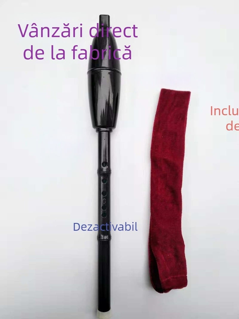 Instrument Bawu pentru începători, din rășină, suflat vertical, opțiuni de tonalitate B sau C, include geantă de flanelă