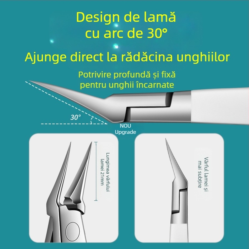 Set de instrumente pentru îngrijirea unghiilor – oțel carbon, 114 g, marca Baku li, pentru uz general