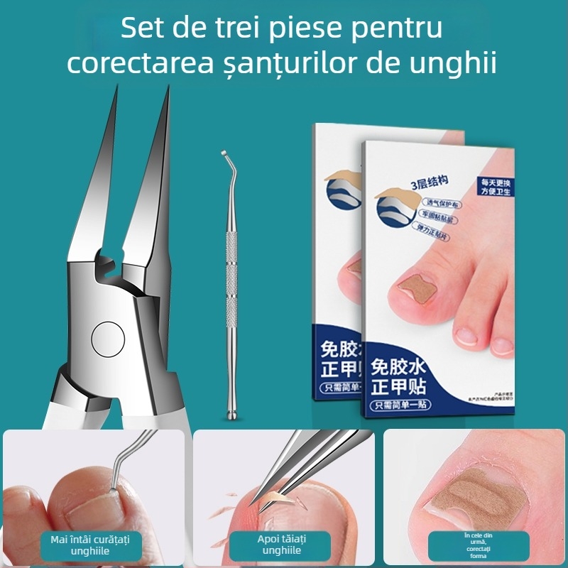 Set de instrumente pentru îngrijirea unghiilor – oțel carbon, 114 g, marca Baku li, pentru uz general