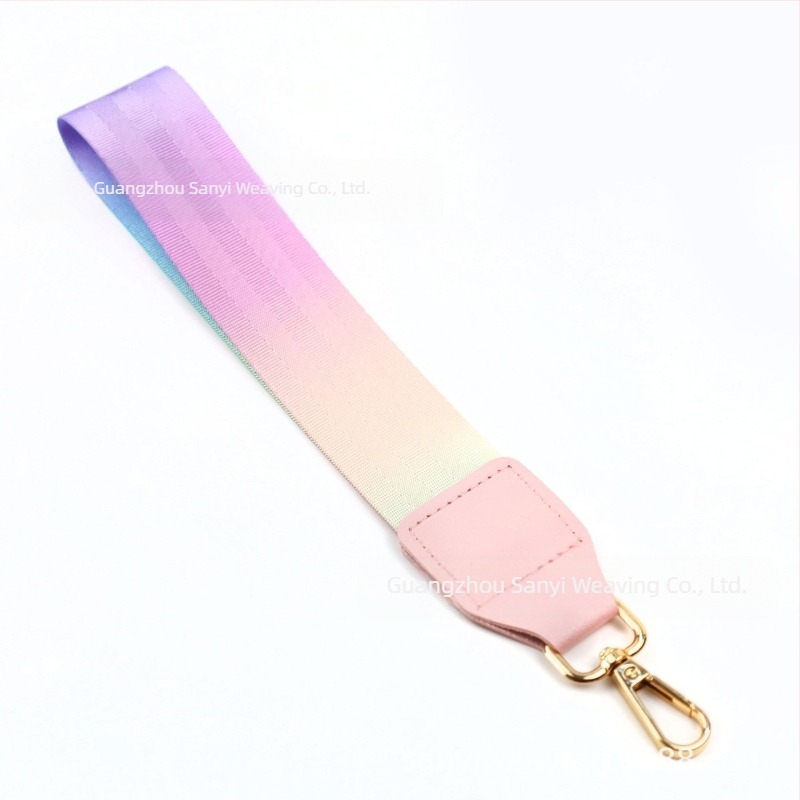 Bretea pentru telefon cu inserție pentru portofel, curea decorativă ultra-ușoară, poliester, model geometric, curea de umăr